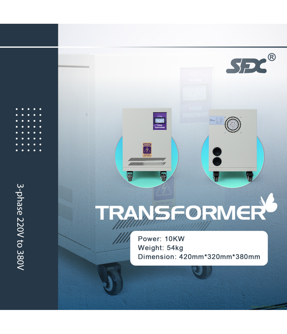 10KW Transformer 3-phase 220V to 380V for Laser Cleaning Machine Laser Welding Machine 10KW Transformer 3-phase 220V to 380V for Laser Cleaning Machine Laser Welding Machine